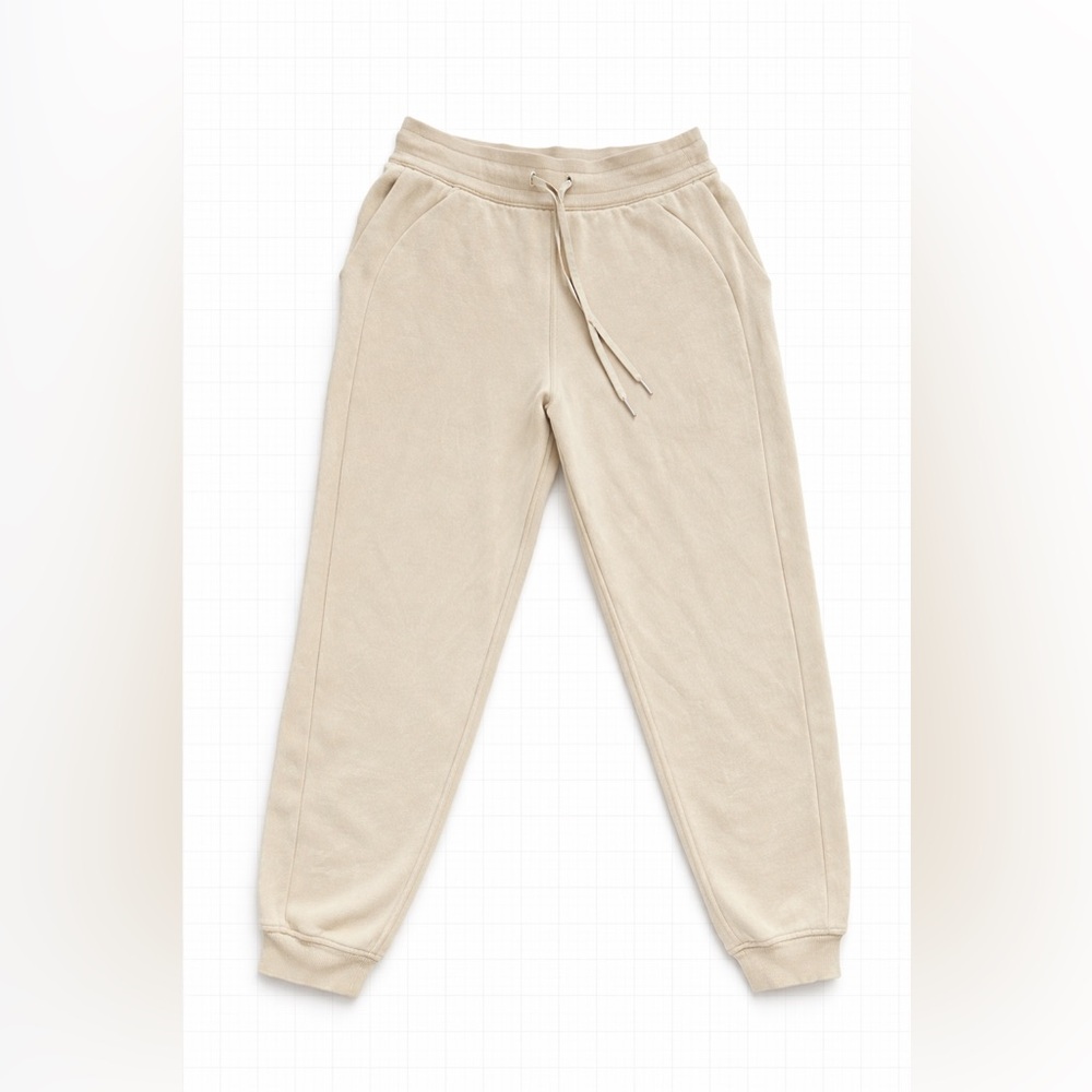 Lululemon Scuba High-Rise Fleece Jogger Beige Size 8